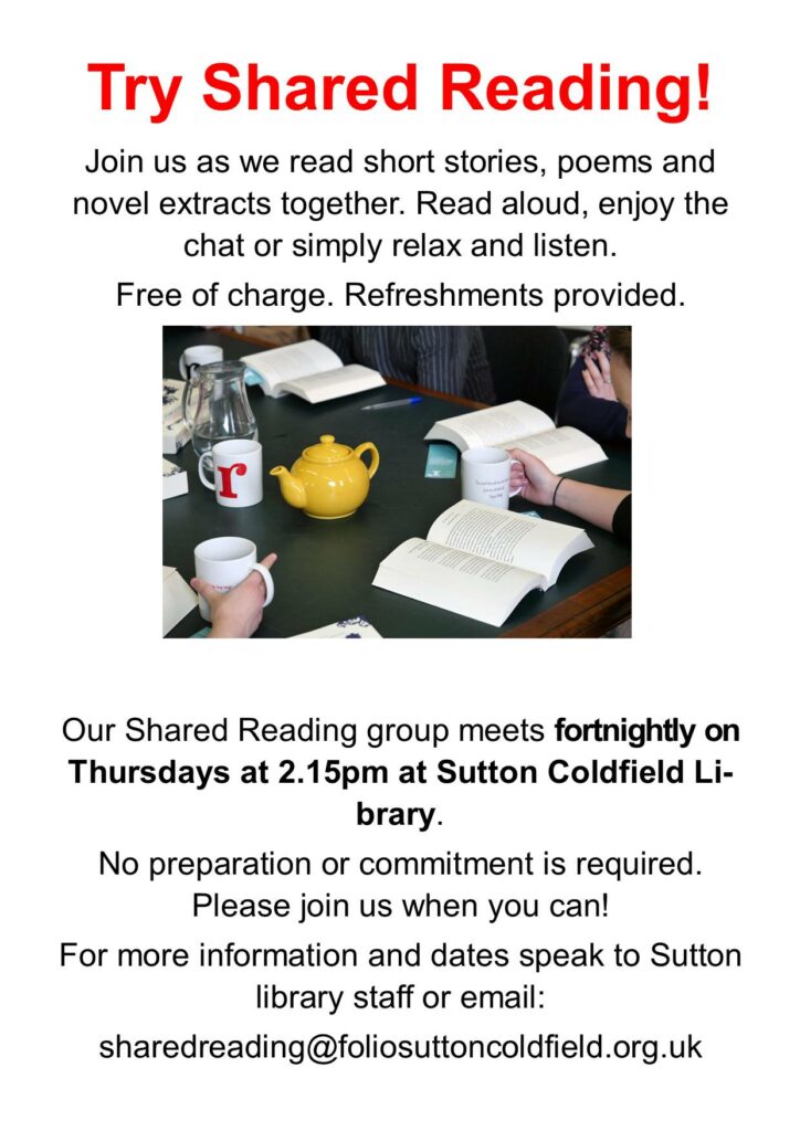 Activities for older people Sutton Coldfield